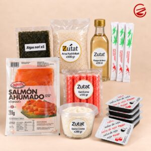 Combo Sushi con Salmón Ahumado · 40–60 piezas