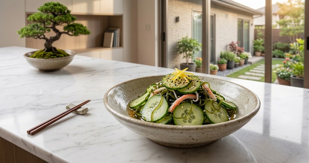 Sunomono: ensalada japonesa de pepino